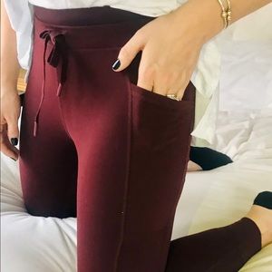Capri Burgundy Joggers